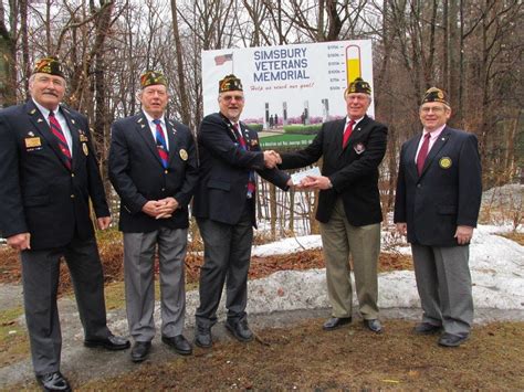 Avon Vfw Post Makes Donation To Simsbury Veterans Memorial Avon Ct Patch