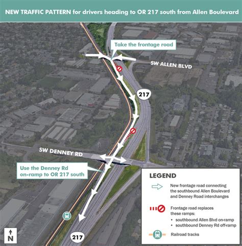 Or 217 Auxiliary Lanes Project New Southbound Frontage Road Opens In