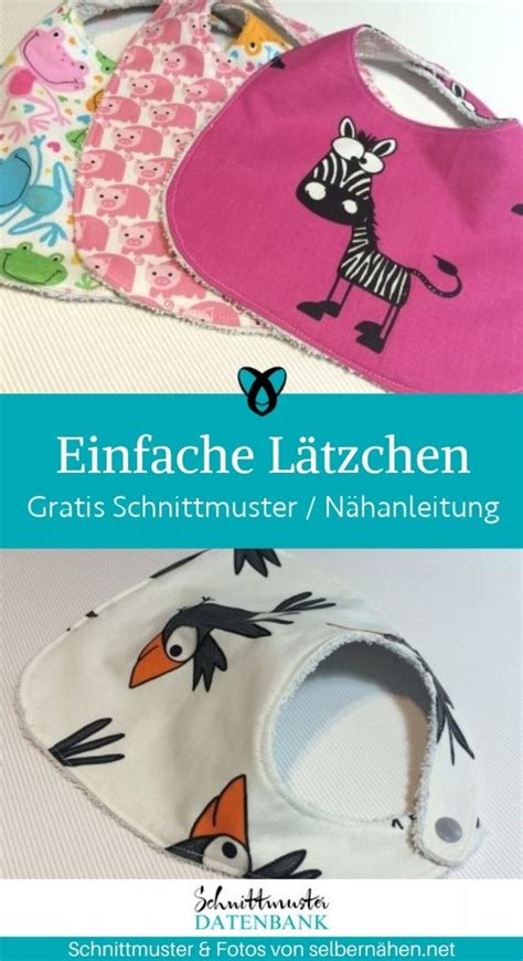 Babylätzchen - Kostenlose Schnittmuster Datenbank