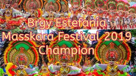 Masskara Street Dance 2019 Brgy Estefania Youtube