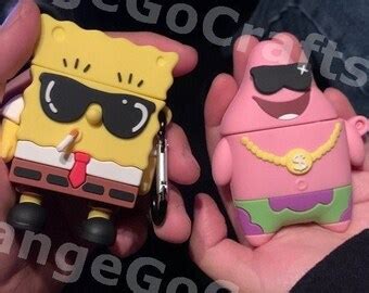 Spongebob Airpod Case Etsy