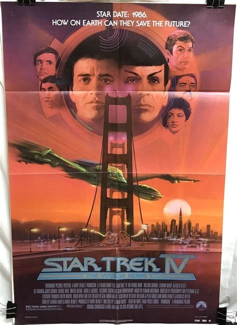 Star Trek The Voyage Home One Sheet Poster