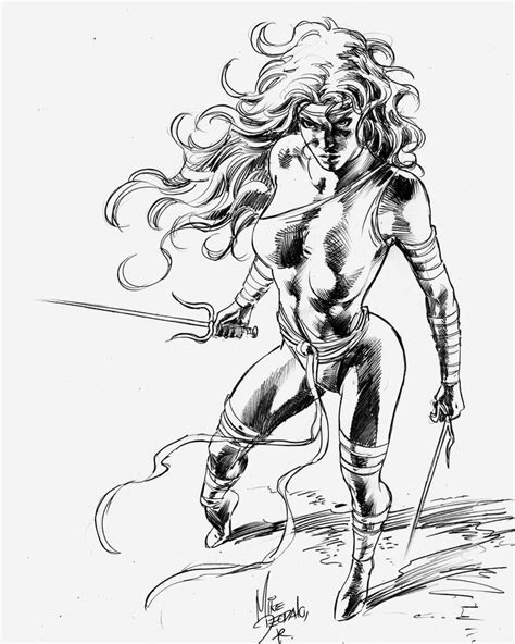 Mike Deodato Jr On Instagram Elektra Pencils Mike Deodato