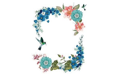 Floral Frame PNG Image | PNG All