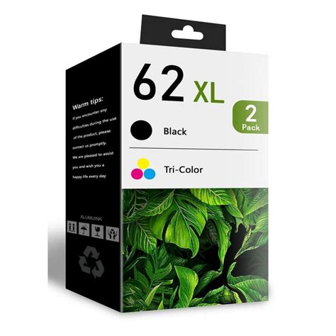 62xl Black Tri Color Ink Cartridge Replacement For Hp Envy 7640 5660