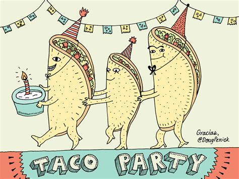 It's a taco party by Julieta Felix on Dribbble