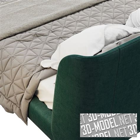 3D модель – Современная кровать Tufjord Dark Green от IKEA