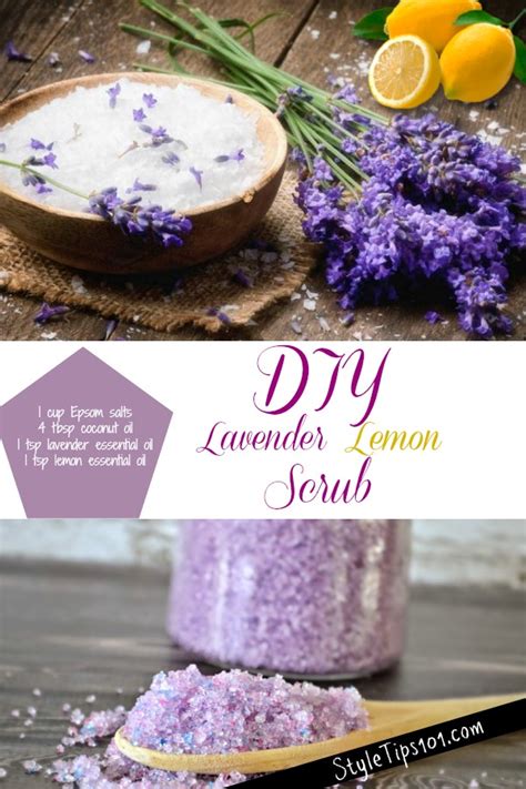 Diy Lavender Lemon Scrub Recipe