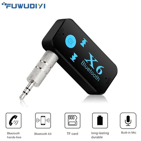 FUWUDIYI Wireless Aux Cable Car Bluetooth Adapter Bluetooth Receiver ...