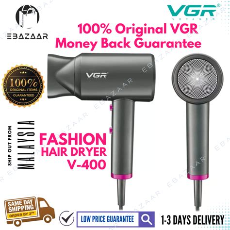 VGR V400 Negative Ions Hair Dryer Professional Powerful Hair Styling Hot Cold Adjustment Fast