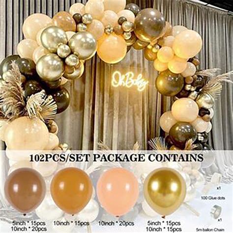 Doubled Dusty Pink Balloon Wedding Decoration Garland Double Blush Nude Balloon Arch DIY