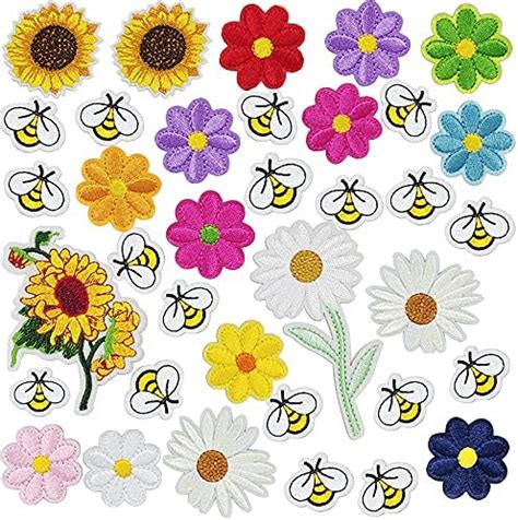 Amazon Simplicity Multicolor Daisy Flowers Applique Clothing Iron