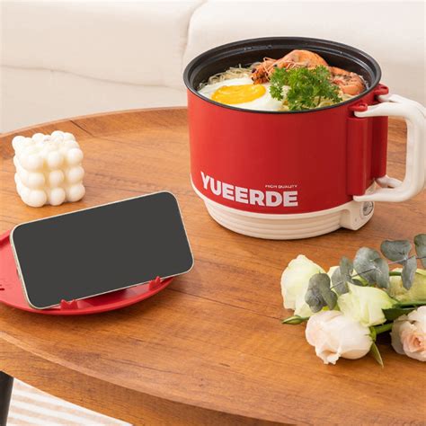 Zenithome Clearance Under Mini Rice Cooker Electric Hot Pot Portable Mini Ramen Pot For
