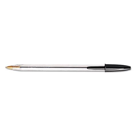 Bic Ms11bk Black Medium Point 1mm Cristal Xtra Smooth Ballpoint Stick