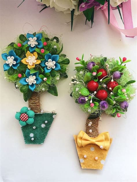 Магнит-топиарий на холодильник в интернет-магазине на Ярмарке Мастеров ...