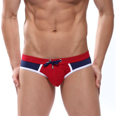 Men S Sexy Low Waist Triangle Swimsuit Hot Spring Seaside Beach Swimwear Water Sports Beachwear