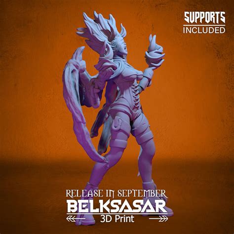 Imprisoned Demoness Normal And Nude 3D Model 3D Printable CGTrader