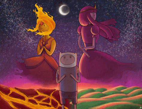 Finn And Flame Princess Adventure Time Super Fans Wiki Fandom