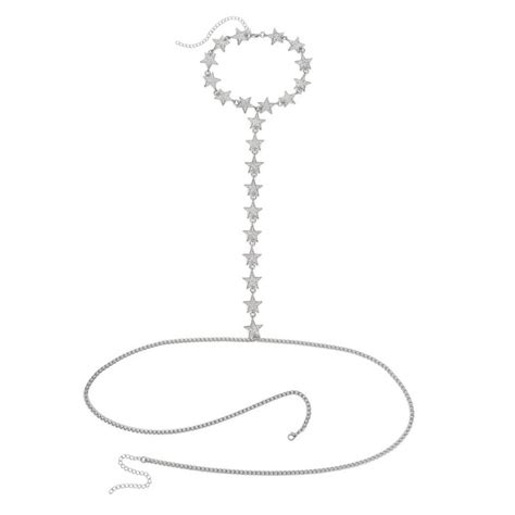 Bijoux bikini chaine de corps cristal synthétique Super X Studio