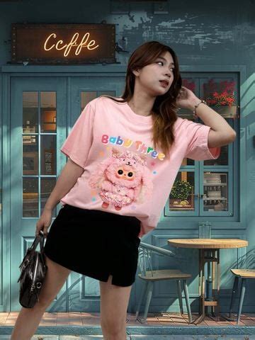 O Baby Three Form Baby Tee V Form Oversize Hot Trend