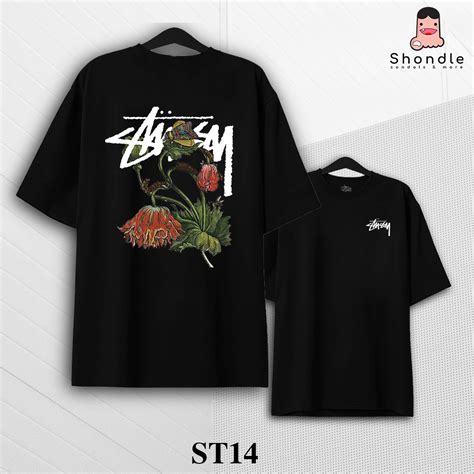 O Thun Stussy Withered Flowers Tay L Form R Ng Unisex Cotton Chi U