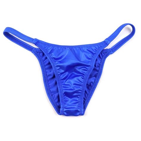 SLIPS SEXY BASSE Hauteur Slip Homme Bikini Lingerie Strings Soie Glac E Noir EUR 8 60 PicClick FR