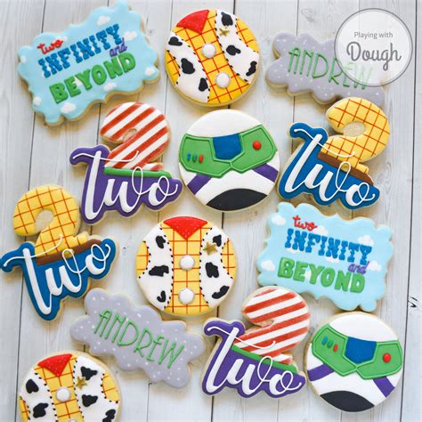 Playing With Dough Custom Decorated Birthday Cookies