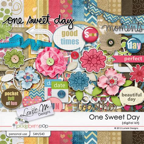 LorieM Designs: One Sweet Day Collection (Free Alpha) 30% OFF & FREEBIE