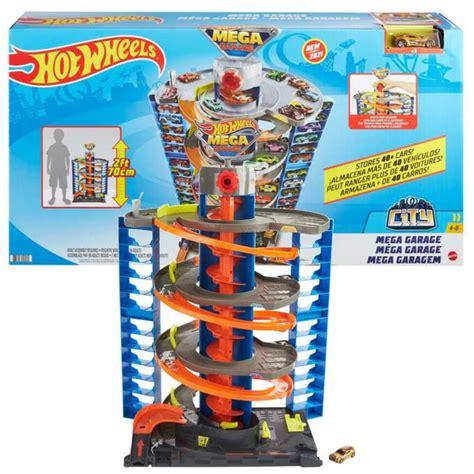 Hot Wheels City Zestaw Zakr Cony Mega Gara