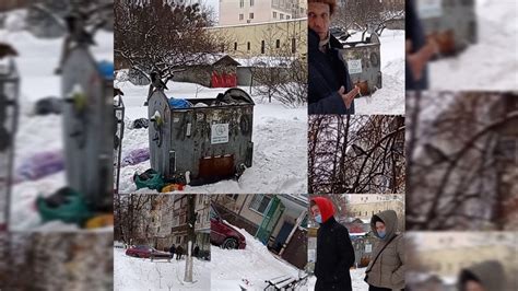 Ворона играет на свалке - YouTube