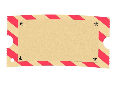 Colorful Carnival Ticket Clipart Free Image Download