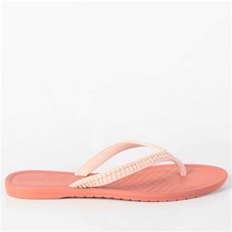 Tamanco Rasteiro Grendha Grendene Nude Claro Gabriella Cal Ados