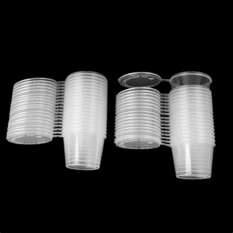 50100pcs Disposable Clear Plastic Sauce Chutney Cups Food Container Storage Box Ebay