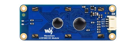 LCD1602 I2C Module, White color with blue background, 16x2 characters ...