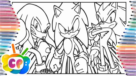 Sonic Coloring Pagessonic Knuckles Shadow Coloringcartoon Onandon Feat Daniel Levi Ncs