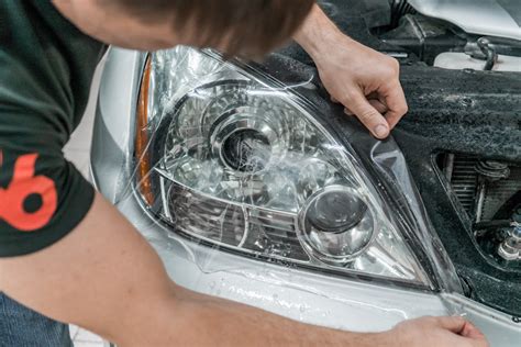 Поклейка защитной пленки на фары Лексус ГХ470 / Lexus GX470 — Xenonshop ...