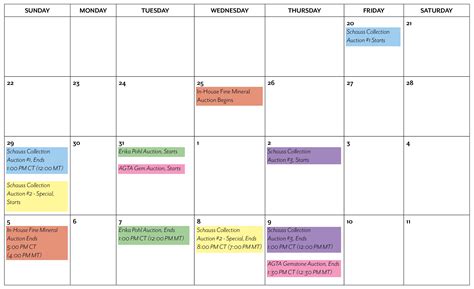 2023 Tucson Show Schedule and Events!