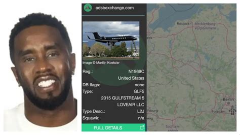 Diddys Private Jet Touches Down In Berlin Amid Speculation He Is