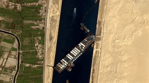 Massive container ship stuck in Suez Canal set free, canal service provider says | FOX 26 Houston