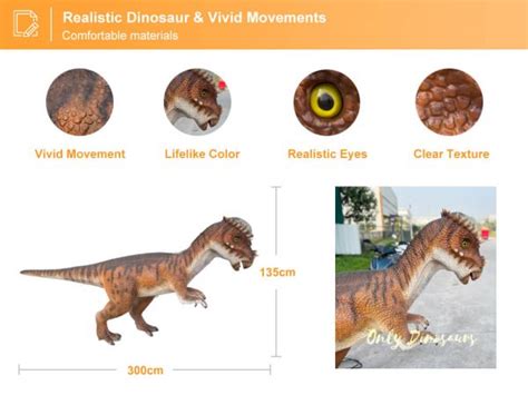 Lifelike Animatronic Pachycephalosaurus Dinosaur Model