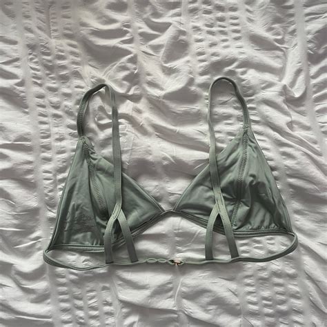 Frankies Bikinis Triangle Bikini Top Gem