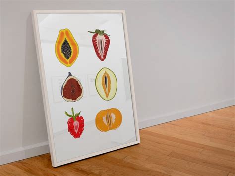 Vagina Art Print Watercolor Painting Pussy Art Feminist Art Etsy