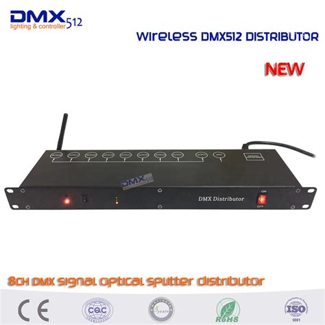 DHL Free shipping 2.4G Wireless dmx 8CH Distributor DMX512 Light Stage ...