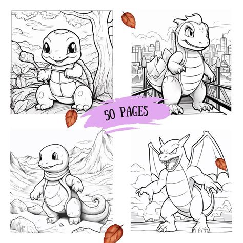 kawaii fantasy creatures coloring pages  adorable magical pets