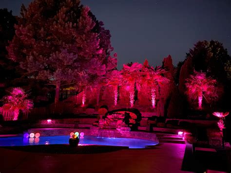 Color Changing Landscape Lighting — Limelight Outdoor Lighting