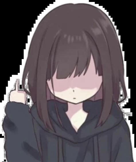 Menhera Chan Fuck You Discord Emoji