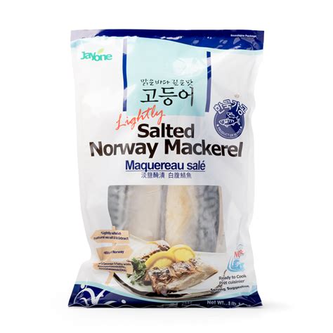 Get Jayone Salted Norwegian Mackerel Fillets Pc Frozen Oz