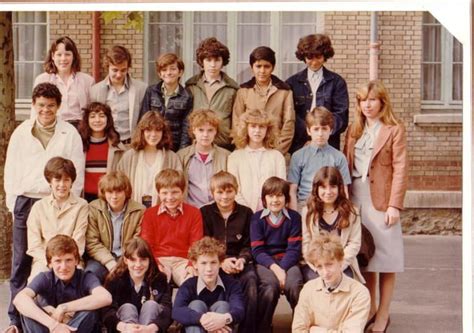 Photo de classe 5e2 de 1981 Collège Gay lussac Copains d avant