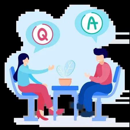 Best Question And Answers Illustration download in PNG & Vector format