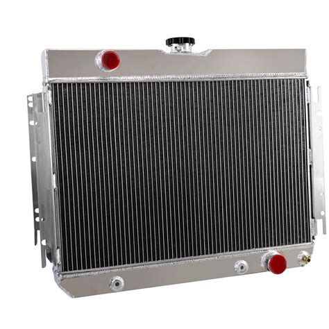 Ecmrad 3 Row Core Aluminum Performance Radiator For Chevy Impala Chevelle El Camino 1963 1964